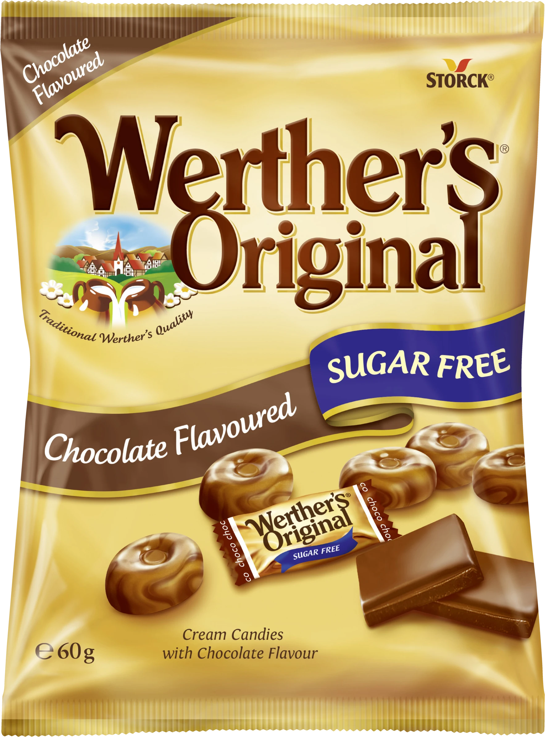 Werther's Original Caramel Chocolate sugar free