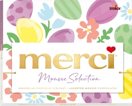 Packshot des Produkts "merci Mousse Selection 210g Ostern"