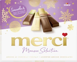 Packshot des Produkts "merci Mousse Selection 210g – X-Mas"