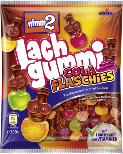 nimm2 Lachgummi Cola Flaschies