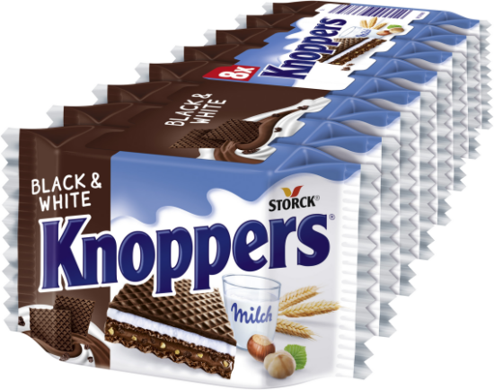 Knoppers Black & White 8er