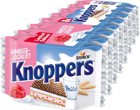 Knoppers Himbeer-Joghurt 8er