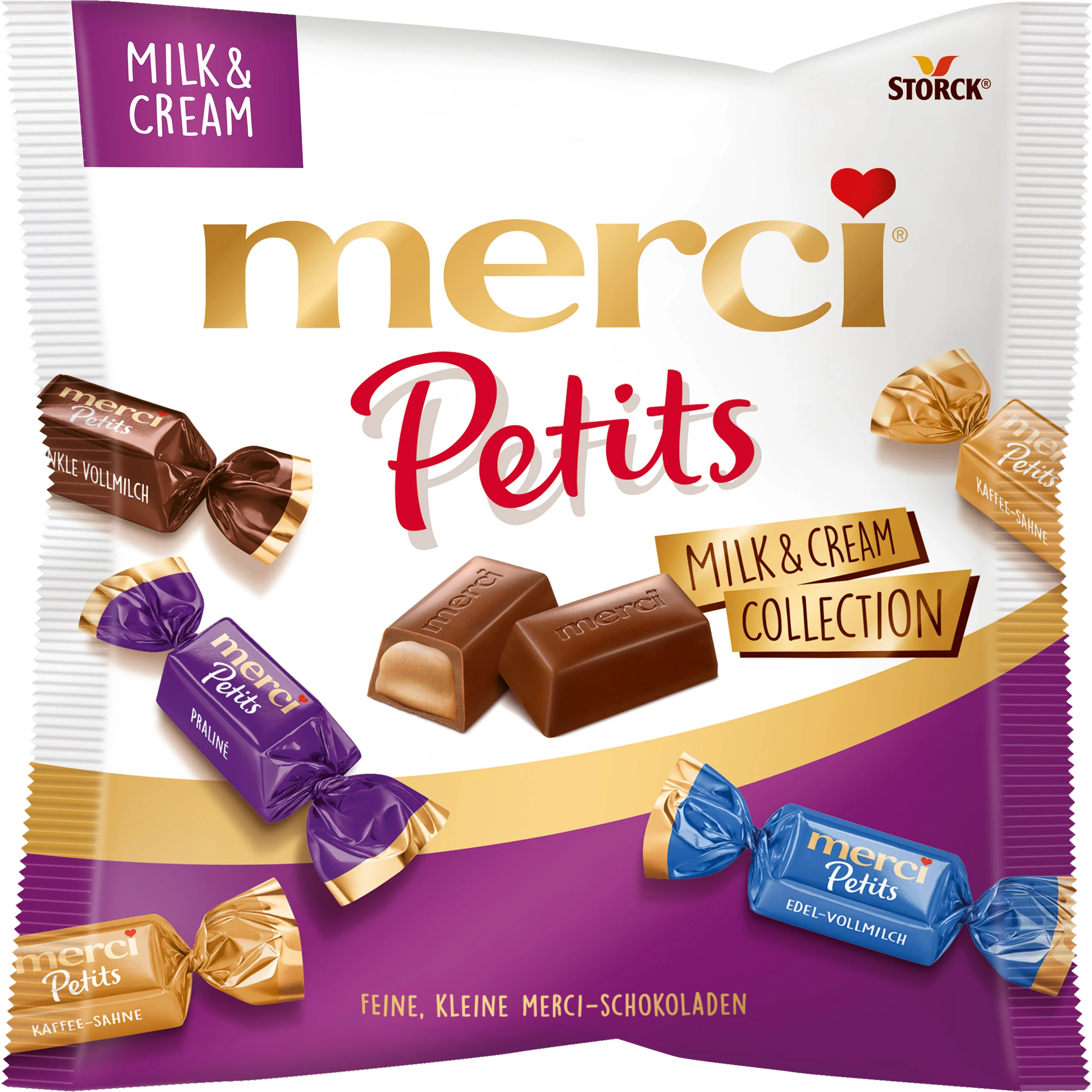 merci Petits Milk & Cream Collection 125g