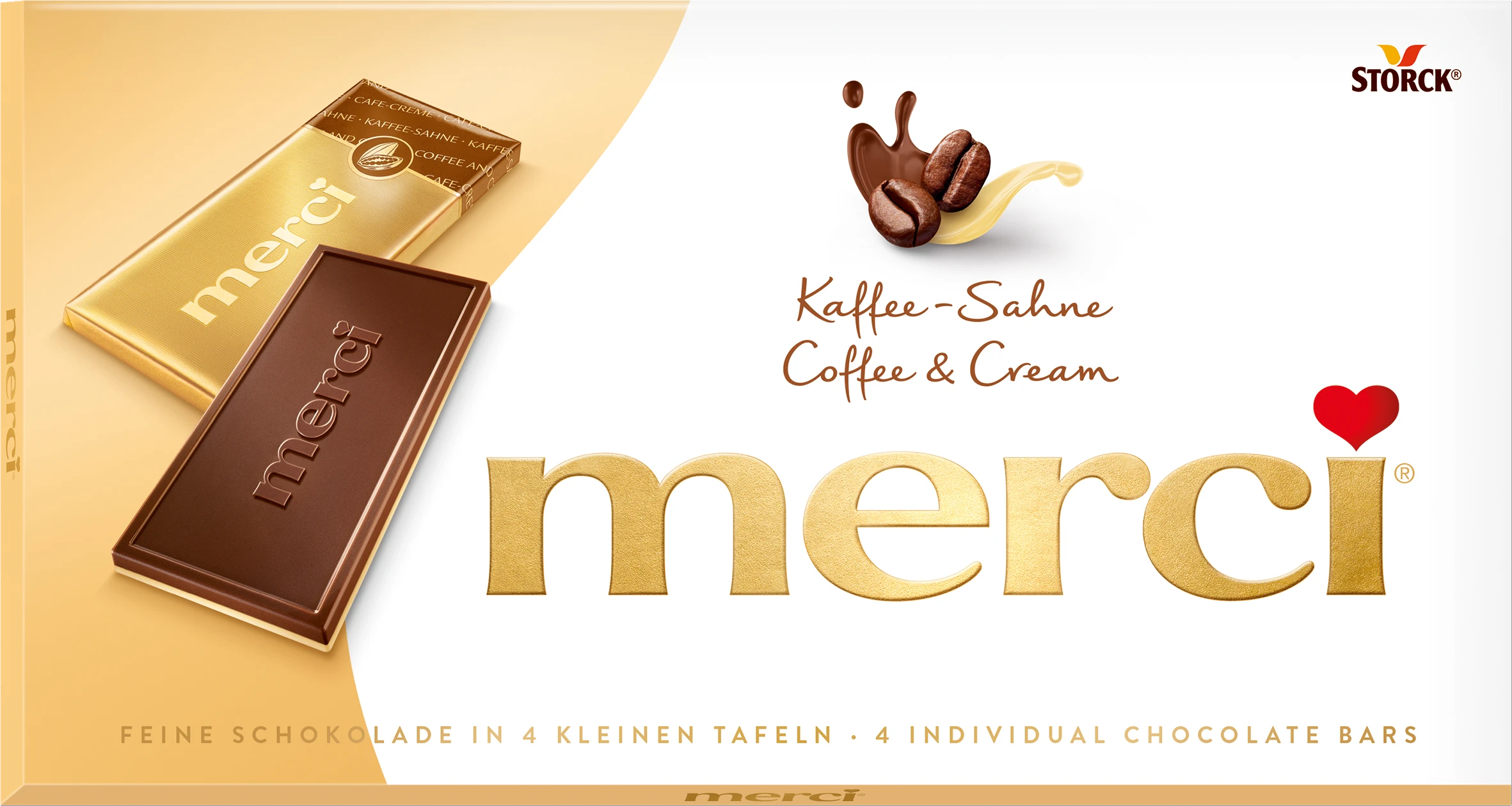 merci Tafelschokolade Kaffee-Sahne