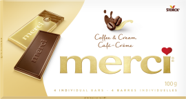 merci Chocolate Bars Coffee & Cream 100g