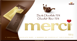 merci Chocolate Bars Dark 72% 100g