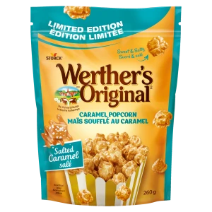 Product "Salted Caramel Popcorn" packshot
