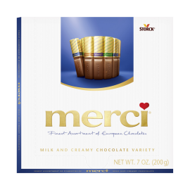 merci Finest Selection Milk and Creamy Chocolate Variety 7oz