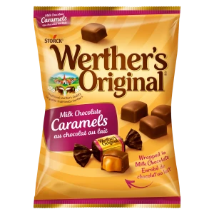 Product "Caramels enrob&eacute;s de chocolat au lait" packshot