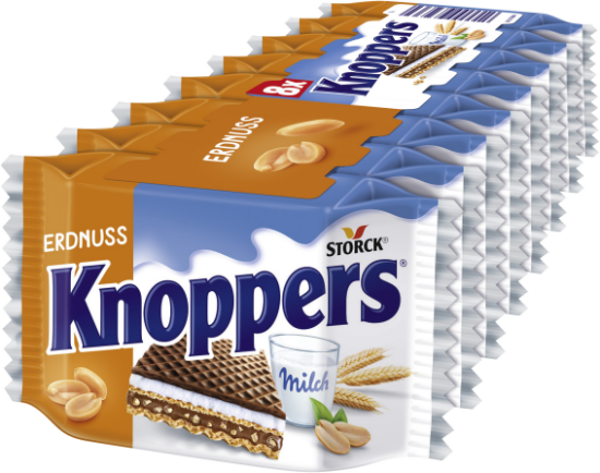 Knoppers Erdnuss 8 pièces