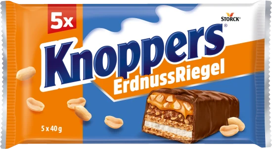 Knoppers ErdnussRiegel 5 pi&egrave;ces