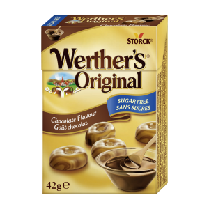 caramel, dur, chocolat, sans sucre, werther ́s, original, storck