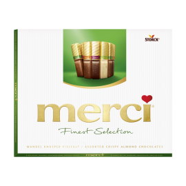 merci Finest Selection odabir čokoladnih specijaliteta s bademom 250g