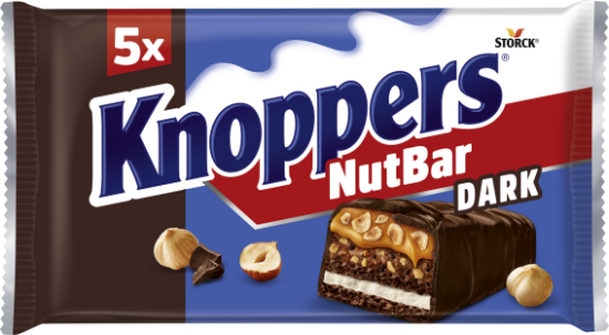 Knoppers NutBar Dark 5 stuks