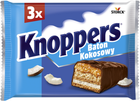 Knoppers Baton Kokosowy 3x40g