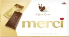 Packshot pentru produsul "merci tabletă de ciocolată - smântână dulce și cafea 100g"