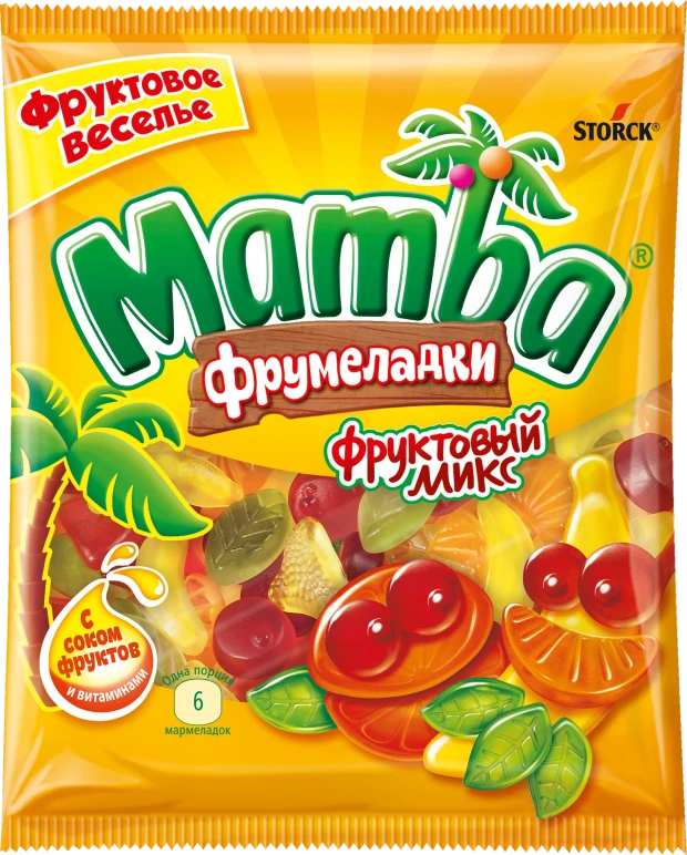 Mamba Фрумеладки «Фруктовый микс» 72г