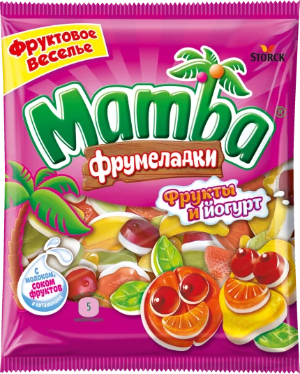 Mamba Фрумеладки «Фрукты и йогурт» 72г