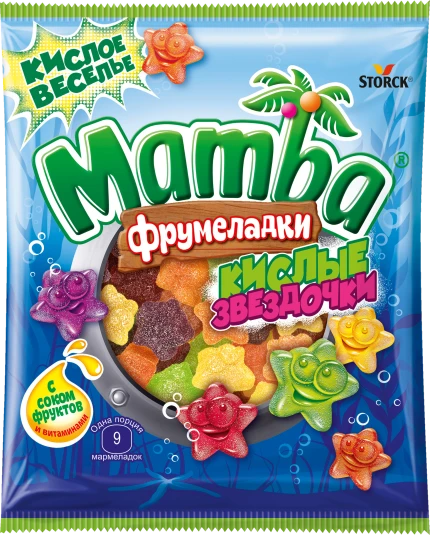 Mamba Фрумеладки &laquo;Кислые Звездочки&raquo; 70г