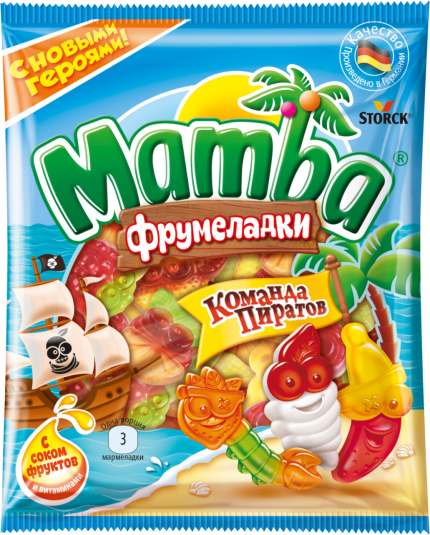 Mamba Фрумеладки «Команда пиратов» 70г