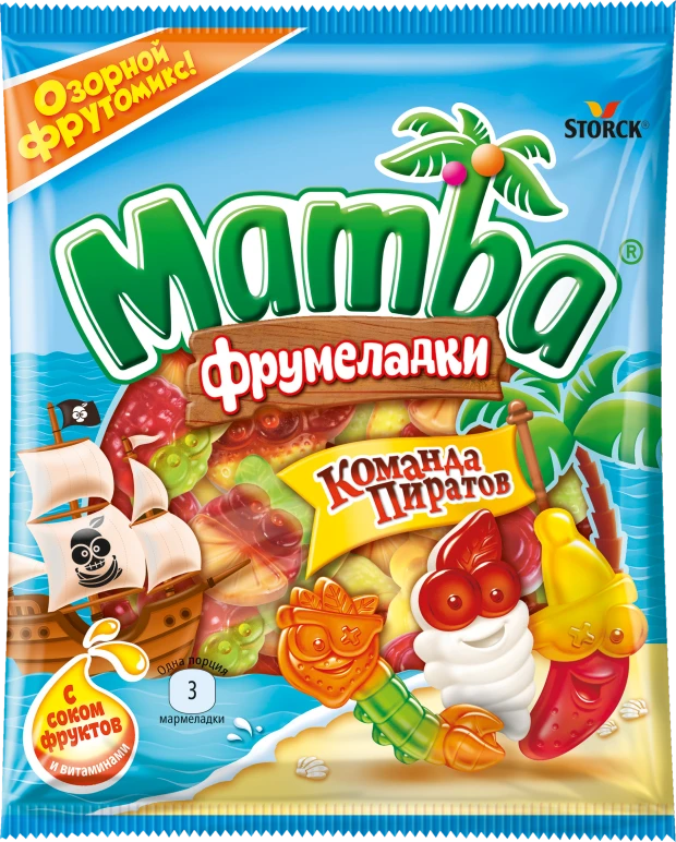 Mamba Фрумеладки «Команда пиратов» 70г