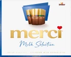 Packshot izdelka "merci Finest Selection izbor mlečnih čokoladnih specialitet 250g"
