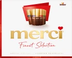 Packshot izdelka "merci Finest Selection veliki izbor čokoladnih specialitet 250g"